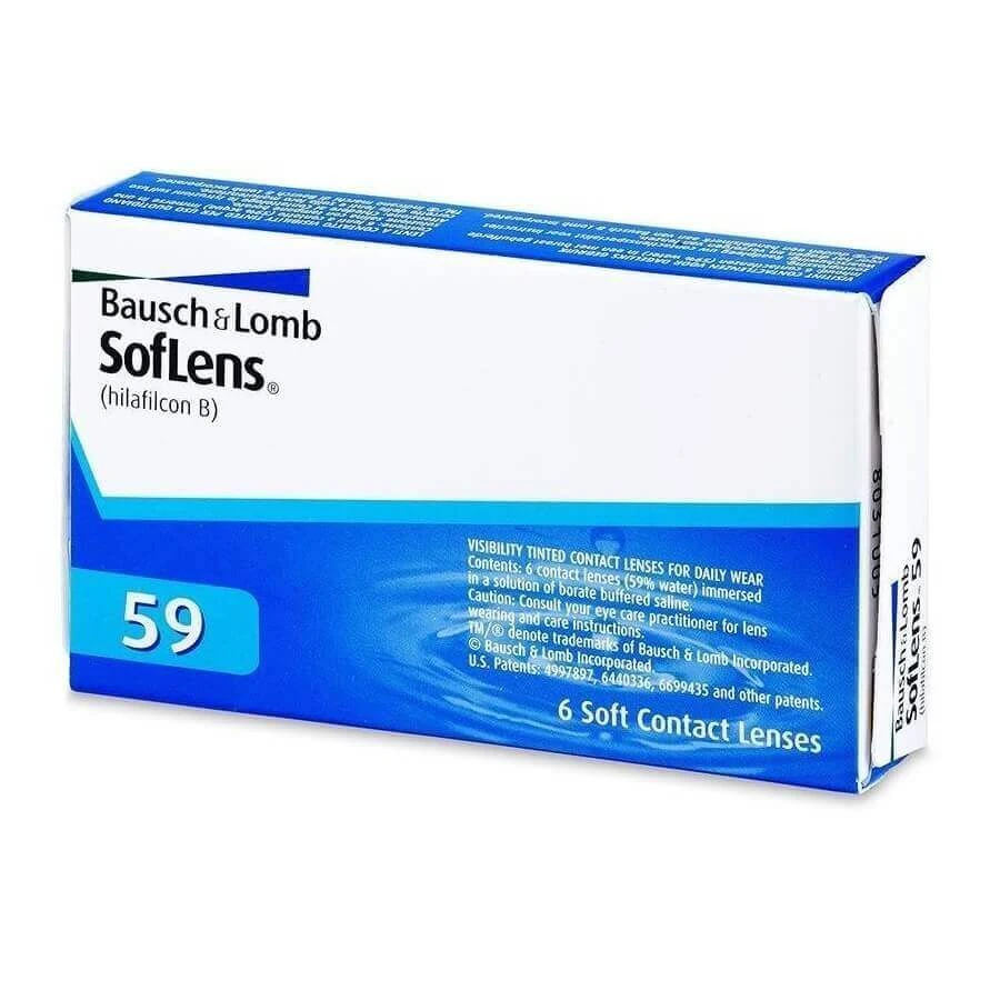 Контактная линза SofLens 59, -02.50, 6 штук, Bausch Lomb: цены и характеристики