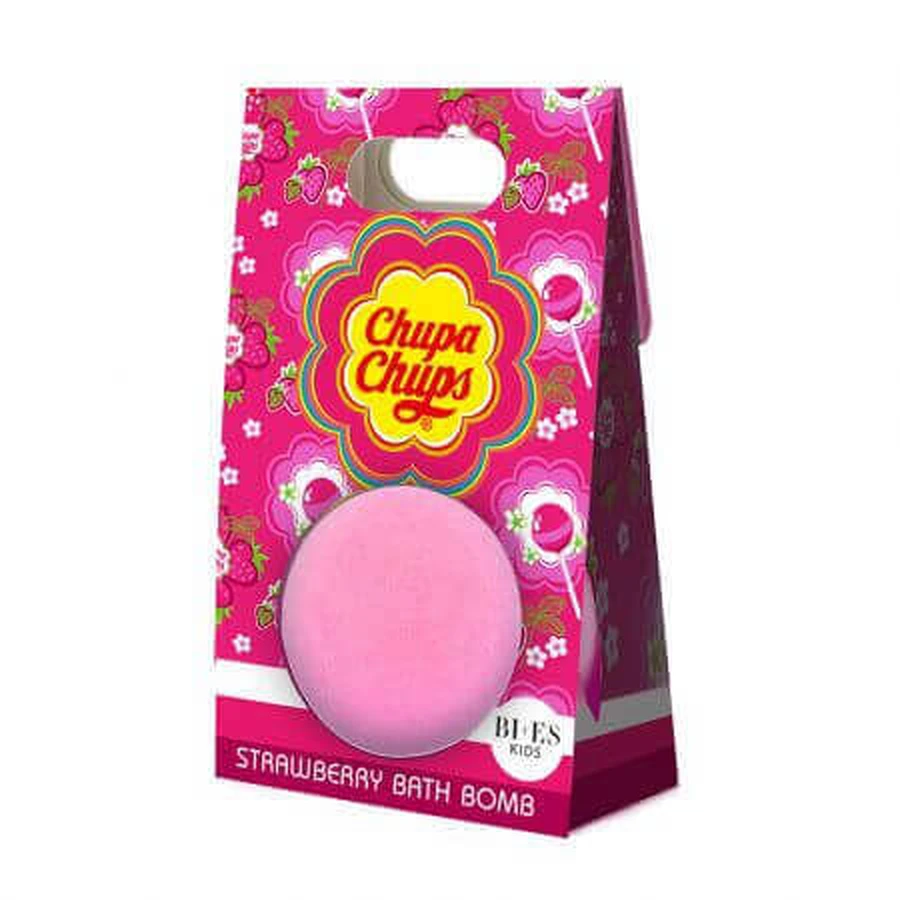 Клубничная бомбочка для ванны Chupa Chups 6565, 165 г, Bi-Es: цены и характеристики