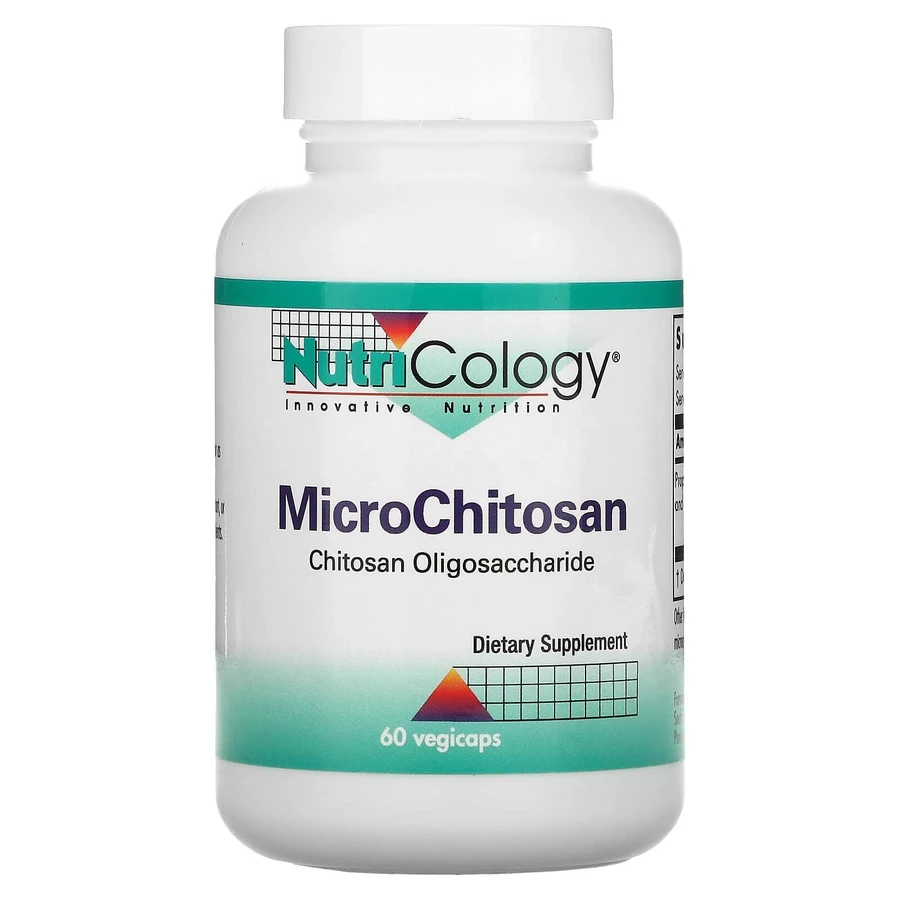 Мікрохітозан, MicroChitosan, Nutricology, 60 капсули: ціни та характеристики