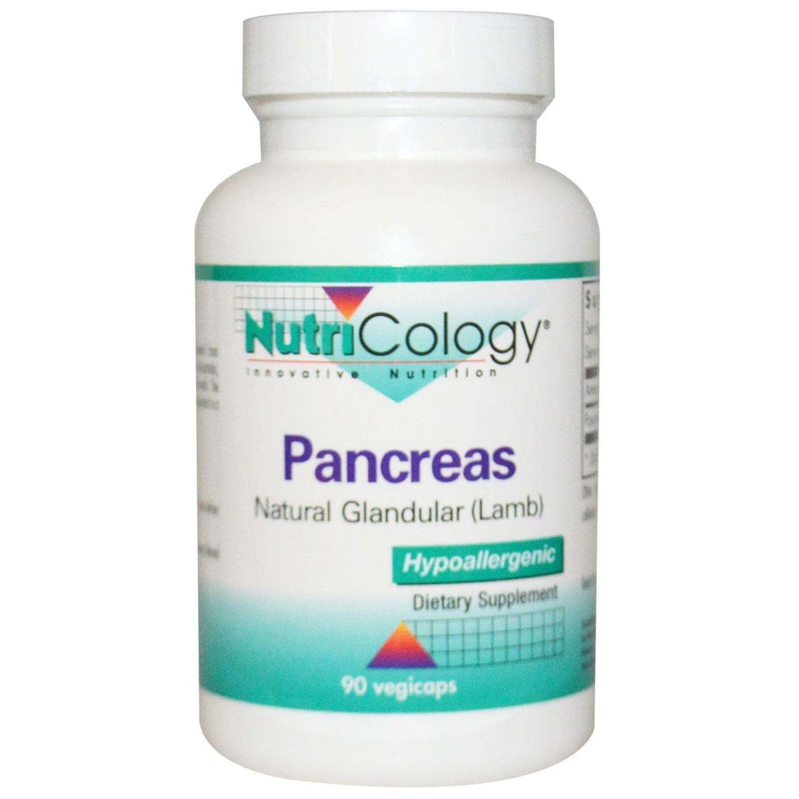 Підшлункова залоза (овеча), Pancreas, Nutricology, 90 капсул: ціни та характеристики