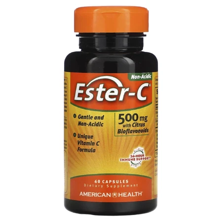 Естер С, Ester-C, American Health, 500 мг, 60 капсули: ціни та характеристики