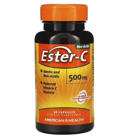 Естер С, Ester-C, American Health, 500 мг, 60 капсули: ціни та характеристики