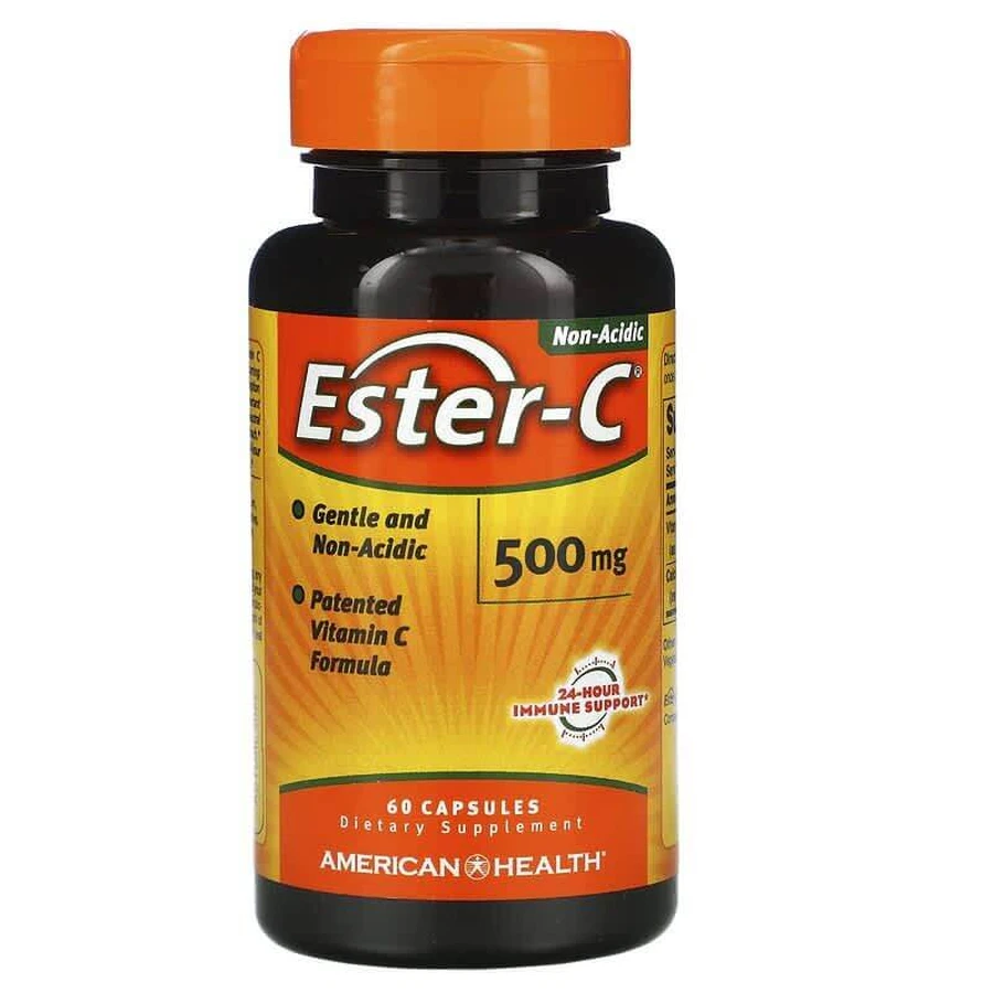 Естер С, Ester-C, American Health, 500 мг, 60 капсули: ціни та характеристики