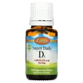 Витамин Д3, Vitamin D3, Carlson Labs, 4000 МЕ, 10,3 мл