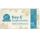 Геморой, свічки з вітаміном Е, Key • E Suppositories, Carlson Labs, 12 шт.