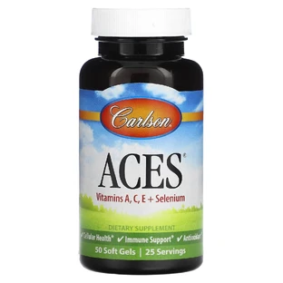 Антиоксидантний захист, ACES + selenium, Carlson Labs, 50 капсули