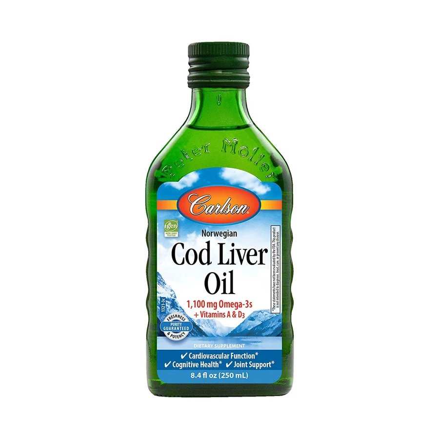 Масло печінки тріски, Norwegian Cod Liver Oil Omega-3 EPA & DHA, Carlson Labs, 250 мл: ціни та характеристики