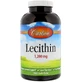 Лецитин, Lecithin, Carlson Labs, 1200 мг, 280 капсул