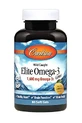 Риб'ячий жир Омега-3, Elite Omega-3, Carlson Labs, лимон, норвезький, 1600 мг, 60 капсул