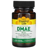 DMAE диметиламиноэтанол, Country Life, коэнзимизированный, 350 мг, 50 капсул