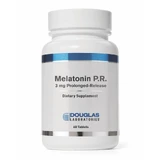 Мелатонін, Melatonin, Douglas Laboratories, підтримує цикли сну/неспання, повільне вивільнення, 3 мг, 60 таблеток