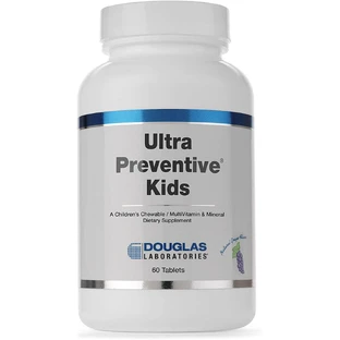 Мультивітаміни і мінерали для дітей, зі смаком виногаду, Ultra Preventive Kids, Douglas Laboratories, 60 таблеток