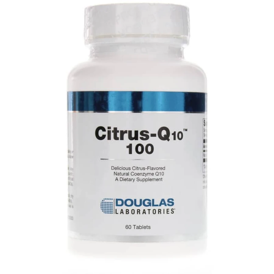 Коэнзим Q10, Citrus-Q10, Douglas Laboratories, цитрусовый вкус, 100 мг, 60 таблеток: цены и характеристики