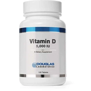 Вітамін Д доповнений, Vitamin D (5,000 МО), Douglas Laboratories, 100 таблеток