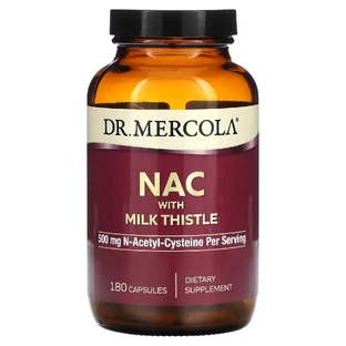 NAC с расторопшей, Pterostilbene, Dr. Mercola, 250 мг, 180 капсул