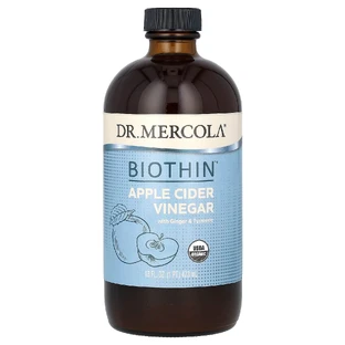 Яблучний оцет сидровий, Apple Cider Vinegar, Dr. Mercola, органік, солодкий, 473 мл