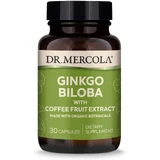 Гінкго білоба з екстрактом плодів кави, Ginkgo Biloba, Dr. Mercola, органічний, 30 капсул