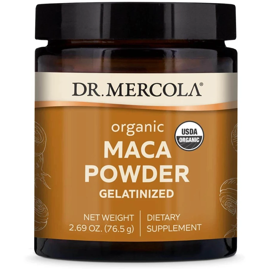 Мака, Organic Maca, Dr. Mercola, органічний порошок, 76,5 г: ціни та характеристики