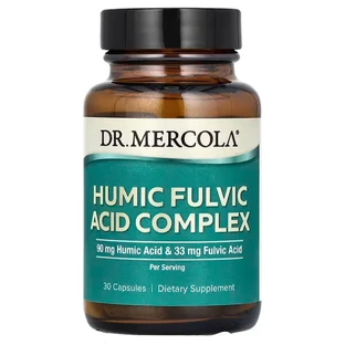 Гуминовая и фульвовая кислота, комплекс Humic Fulvic Acid Complex, Dr. Mercola, 30 капсул