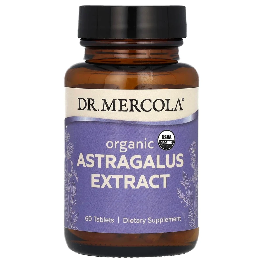 Астрагал экстракт, Astragalus Extract, Dr. Mercola, органик, 60 таблеток: цены и характеристики