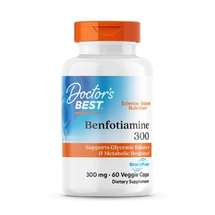 Бенфотіамін, Benfotiamine, Doctor's Best, 300 мг, 60 капсул