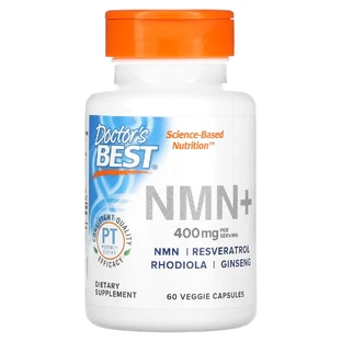 Нікотинамідмононуклеотид+, NMN+, Doctor's Best, 200 мг, 60 рослинних капсул