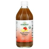 Яблочный уксус органик, Apple Cider Vinegar, Dynamic Health Laboratories, сертифицированный, 473 мл