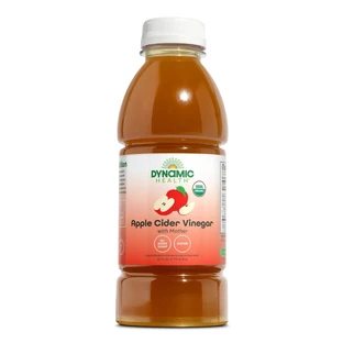 Яблучний оцет, Apple Cider, Dynamic Health Laboratories, органік, 473 мл