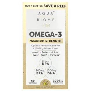 Риб'ячий жир, максимальна сила, Fish Oil, Maximum Strength, Enzymedica, 60 капсул