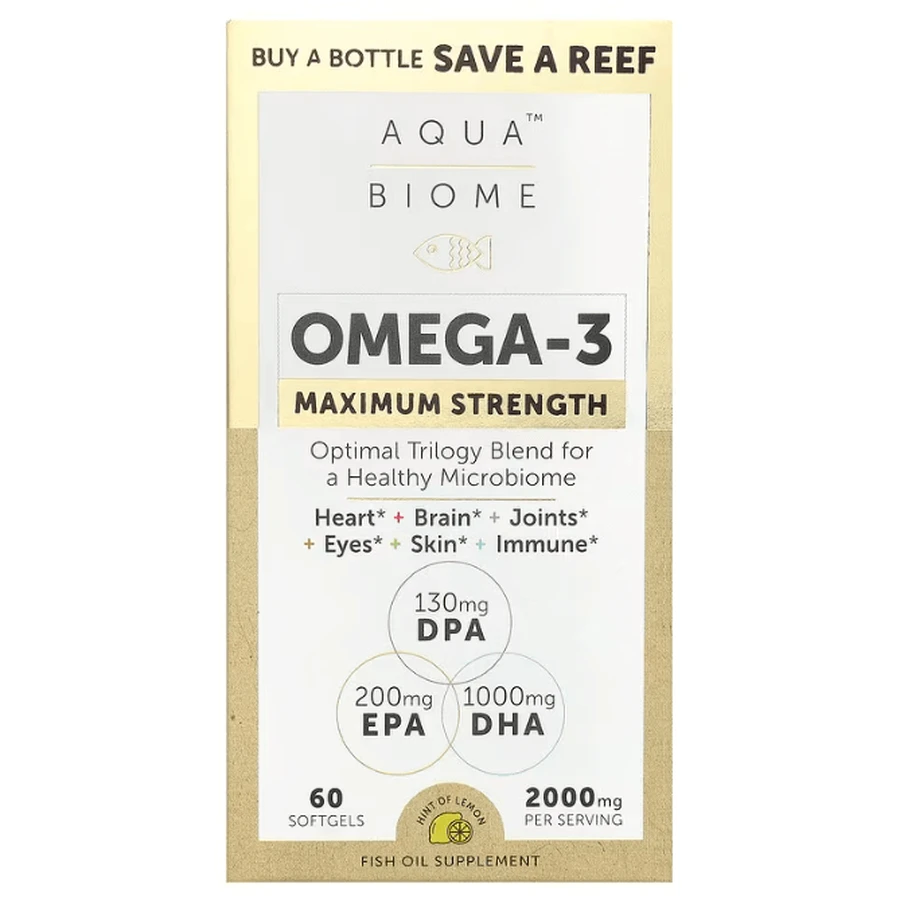 Риб'ячий жир, максимальна сила, Fish Oil, Maximum Strength, Enzymedica, 60 капсул: ціни та характеристики