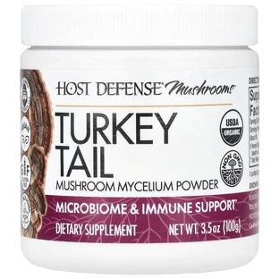Траметес разноцветный, Turkey Tail, Fungi Perfecti, иммунная поддержка, порошок, 100 г