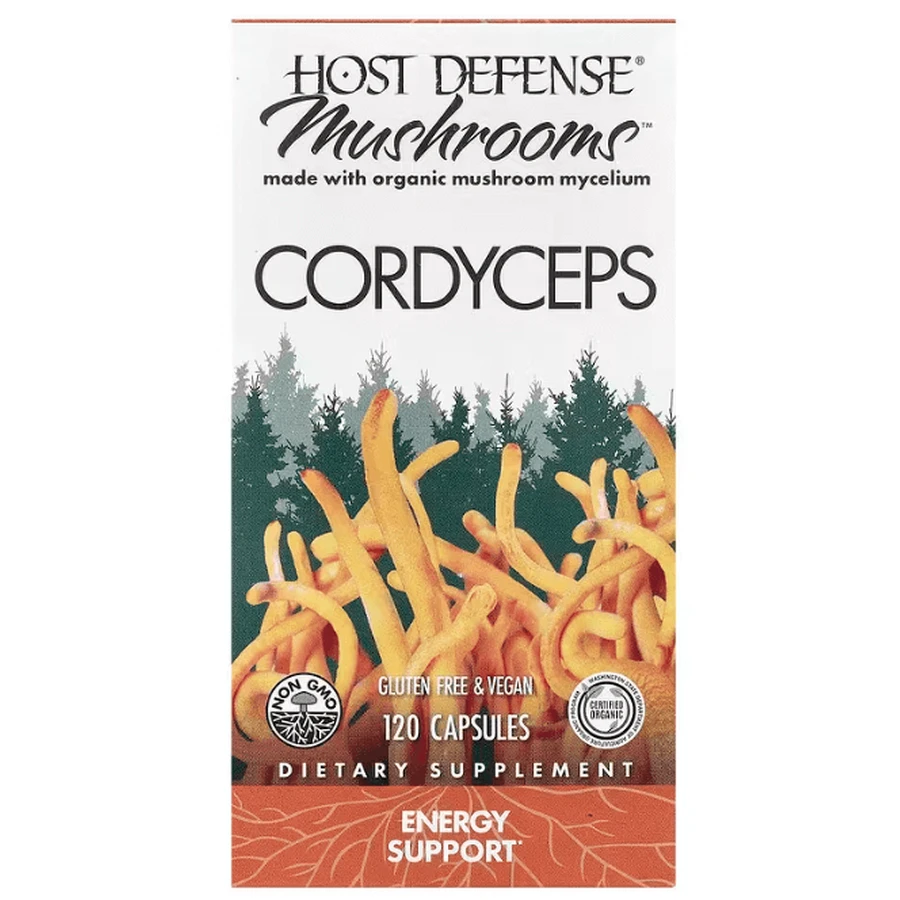 Кордицепс, Cordyceps, Fungi Perfecti, Host Defense, 120 капсул: цены и характеристики