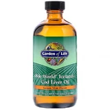 Рыбий жир из трески трески, Cod Liver Oil, Garden of Life, вкус лимона и мяты, 236 мл