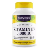 Вітамін Д3 в олії МСТ, Vitamin D3 in MCT Oil, Healthy Origins, 5000 МО, 120 гелевих капсул