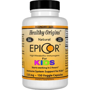 Епікор для дітей, EpiCor for Kids, Healthy Origins, 125 мг, 150 капсул