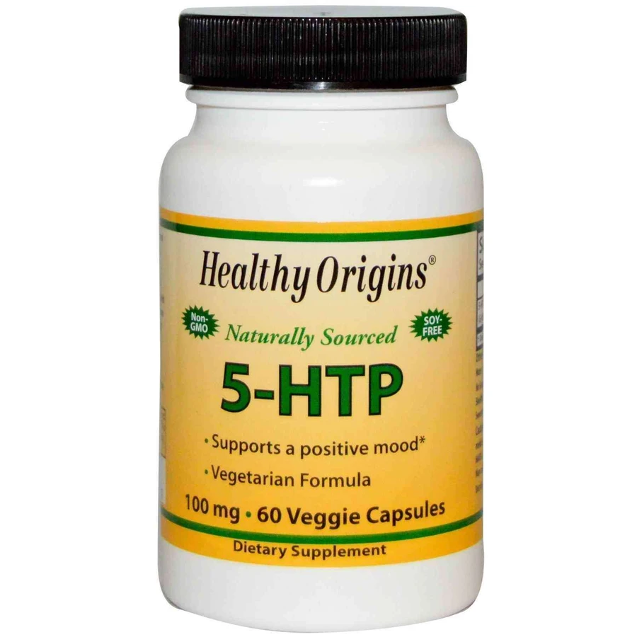 5-гідроксил L-триптофан (5-НТР), Healthy Origins, 100 мг, 60 капсул: ціни та характеристики