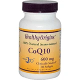 Коензим Q10, Healthy Origins, Kaneka Q10 (CoQ10), 600 мг, 30 капсул