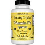 Вітамін Д3, Vitamin D3, Healthy Origins, 5000 МО, 540 капсул