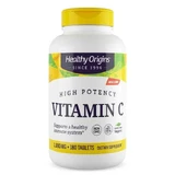 Вітамін С, Vitamin C, Healthy Origins, 1000 мг, 180 таблеток