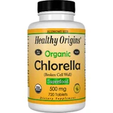 Хлорела, Chlorella, Healthy Origins, органік, 500 мг, 720 таблеток