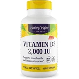 Вітамін Д3, Vitamin D3, Healthy Origins, 2000 МО, 240 капсул
