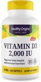 Вітамін Д3, Vitamin D3, Healthy Origins, 2000 МО, 240 капсул