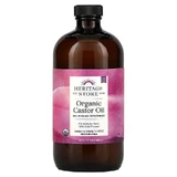 Касторова олія, Castor Oil, Heritage Products, поживна, 480 мл
