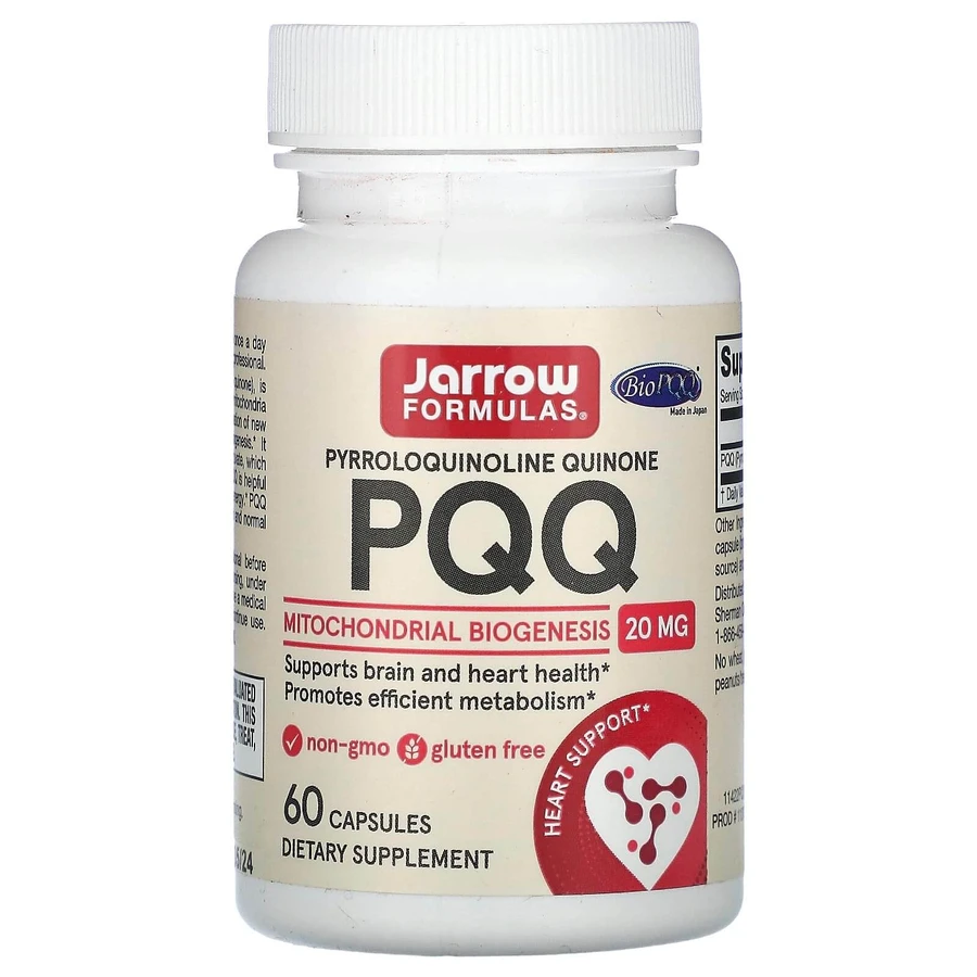 Пірролохінолінхінон (PQQ), Jarrow Formulas, 20 мг, 60 капсул: ціни та характеристики