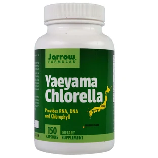 Хлорела, Yaeyama Chlorella, Jarrow Formulas, 150 капсул