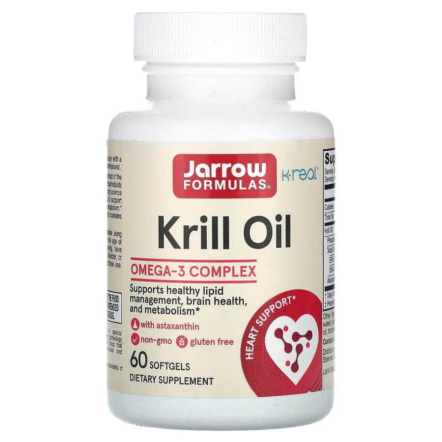 Масло криля, Krill Oil, Jarrow Formulas, 60 капсул: цены и характеристики