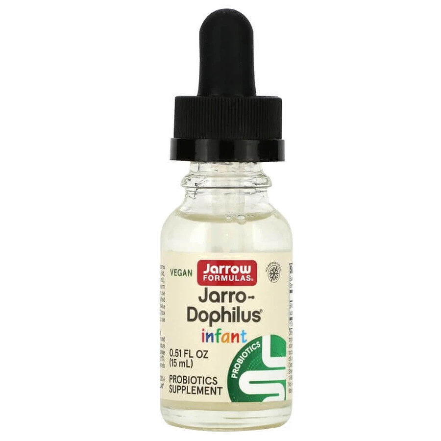 Пробіотик (дофілус) для немовлят, Jarro-Dophilus, Jarrow Formulas, рідкі краплі, 15 мл: ціни та характеристики