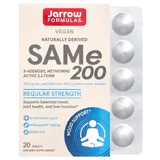 Аденозилметіонін, Sam-e (S-Adenosyl-L-Methionine), Jarrow Formulas, 200 мг, 20 таблеток