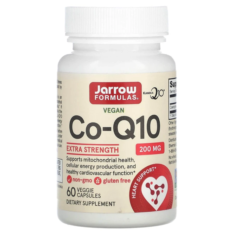 Коэнзим Q10 (Co-Q10 200), Jarrow Formulas, 200 мг, 60 капсул: цены и характеристики