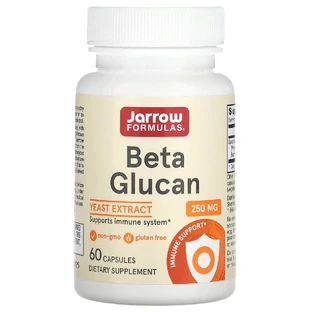 Бета глюкан, Beta Glucan, Jarrow Formulas, імунна підтримка, 60 капсул